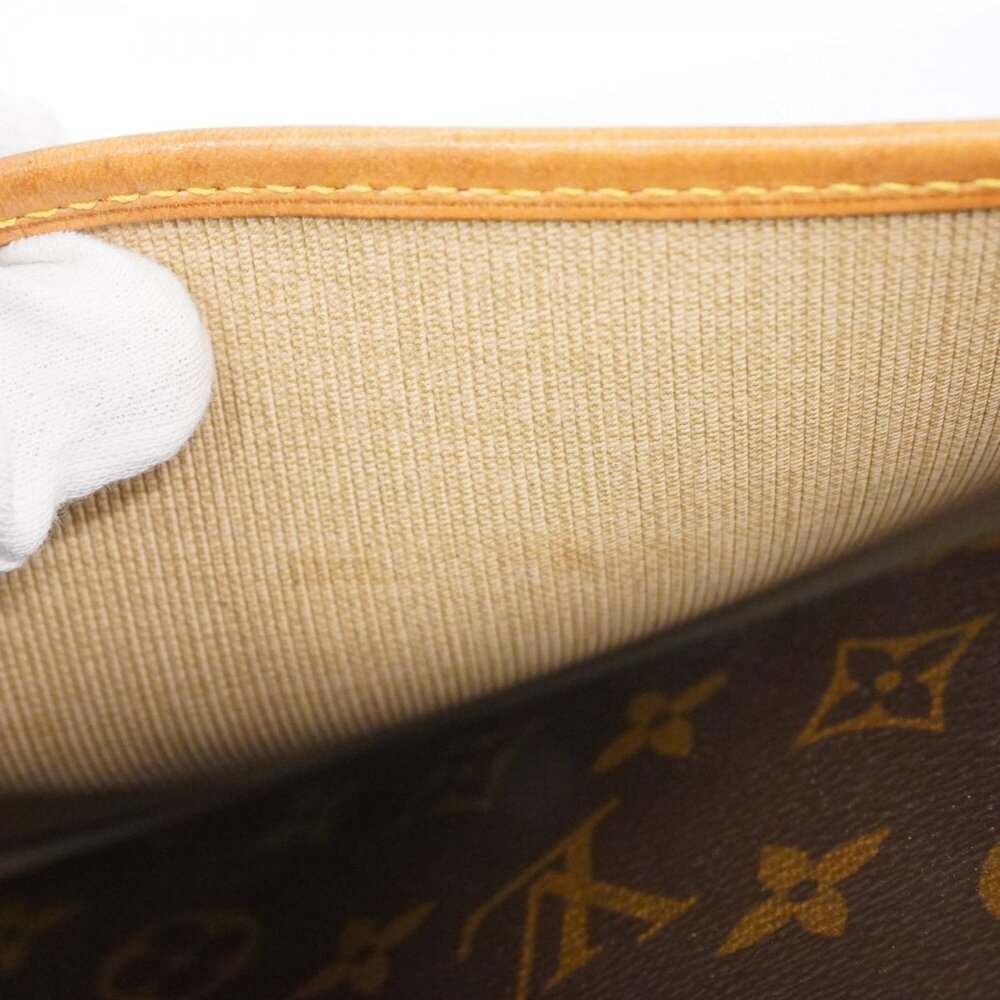 LOUIS VUITTON Authentic Brown Monogram Deauville Bag - Picture 14 of 16